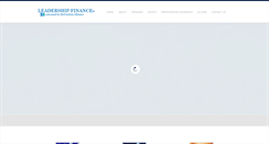 Desktop Screenshot of leadership-finance.com