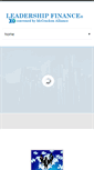 Mobile Screenshot of leadership-finance.com